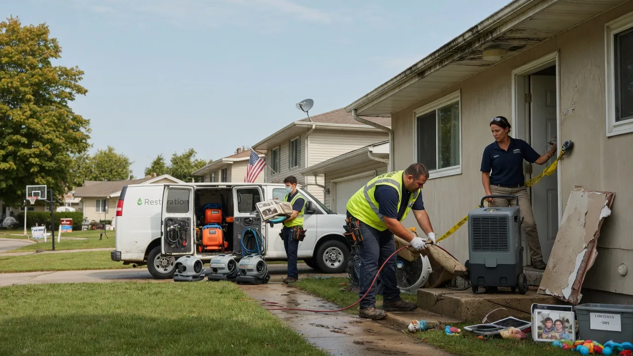 Water Damage Restoration in Burbank, IL near me